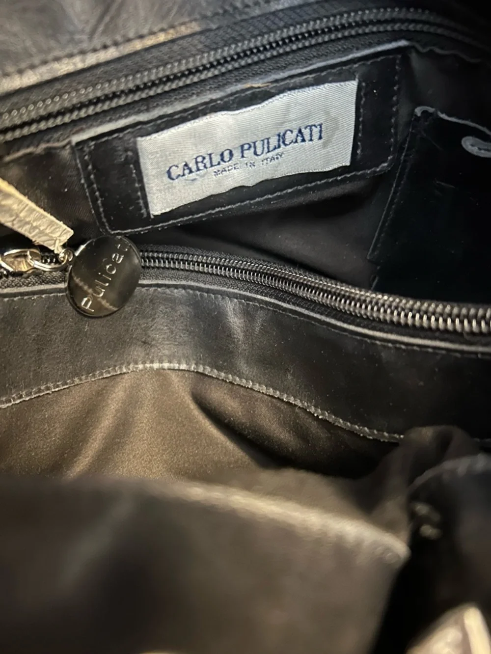 Vintage Carlo Pulicati Leather Handbag - Picture 2 of 11